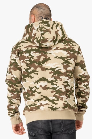 Sweater met Capuchon Carlyn - Bruin en Beige - Benlee