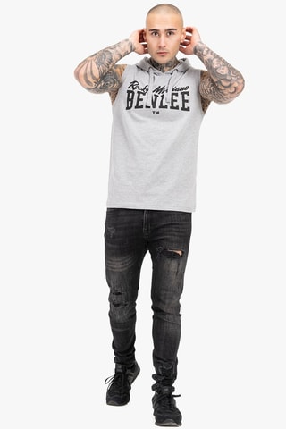 Mouwloze Sweater Darry - Grijs en Zwart - Benlee