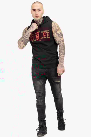 Mouwloze Sweater Darry - Zwart en Rood - Benlee