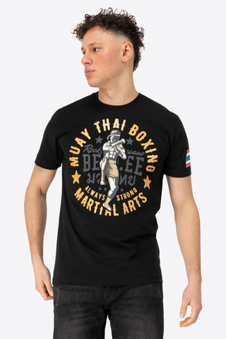 T-shirt Regular Fit - Zwart