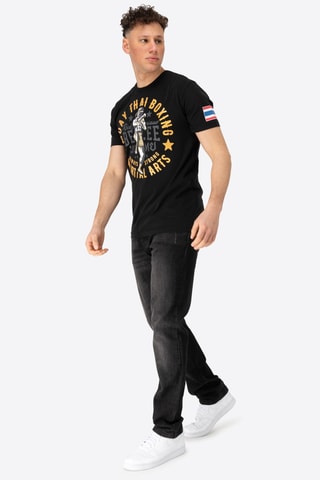 T-shirt Regular Fit - Zwart