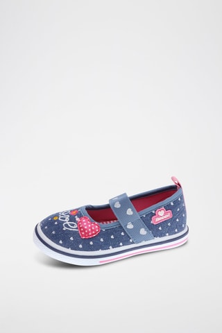 Denim Mary Janes - Marineblauw