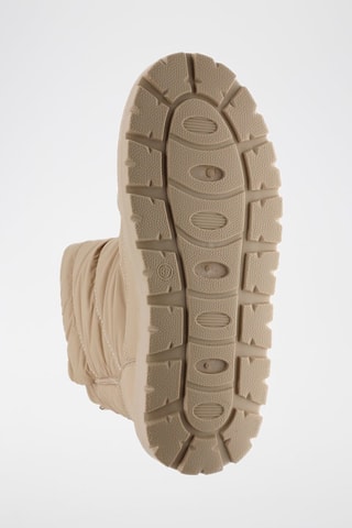 Gevoerde Enkellaarzen Beige