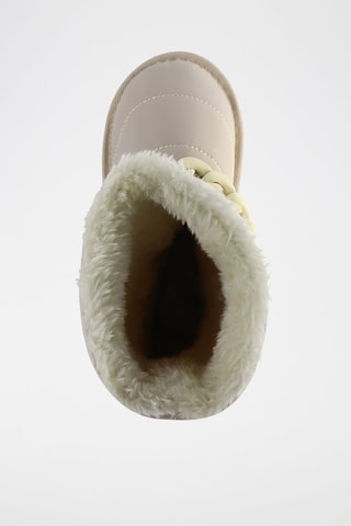 Gevoerde Enkellaarzen Beige