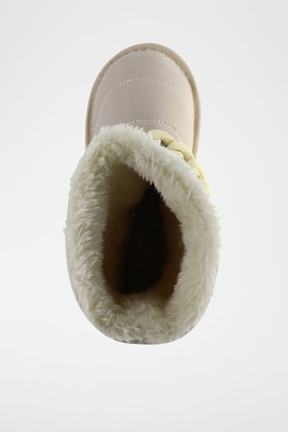 Gevoerde Enkellaarzen Beige