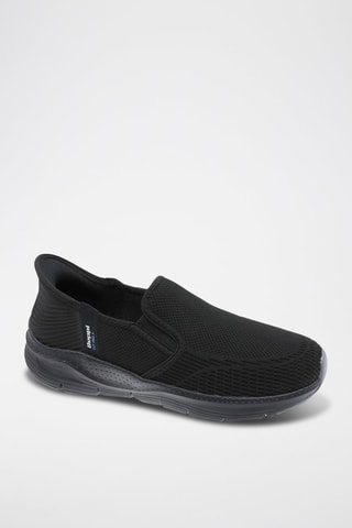 Slip-ons - Zwart en grijs