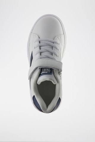 Sneakers - Wit en Marineblauw