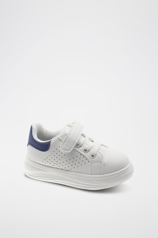 Sneakers - Wit en Marineblauw