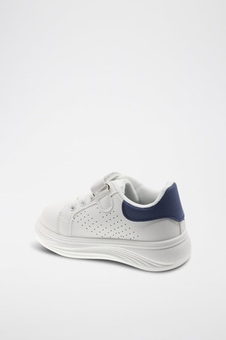 Sneakers - Wit en Marineblauw