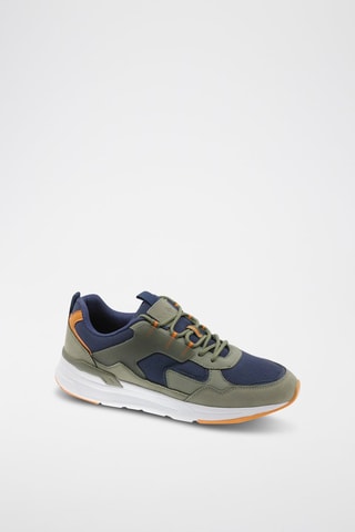 Sneakers - Marineblauw en kaki