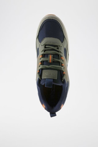 Sneakers - Marineblauw en kaki