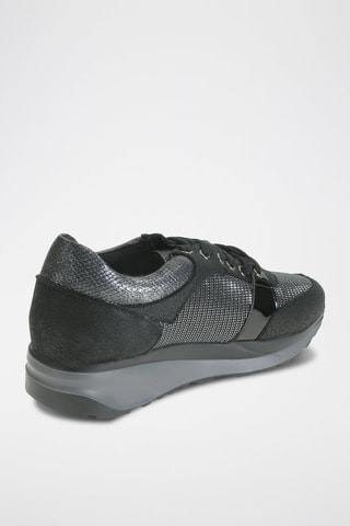 Sneakers Zwart en Zilverkleurig