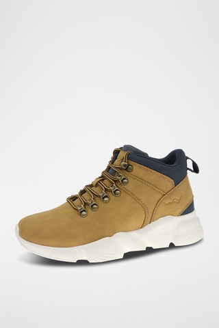 Hoge Sneakers Camel