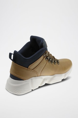 Hoge Sneakers Camel