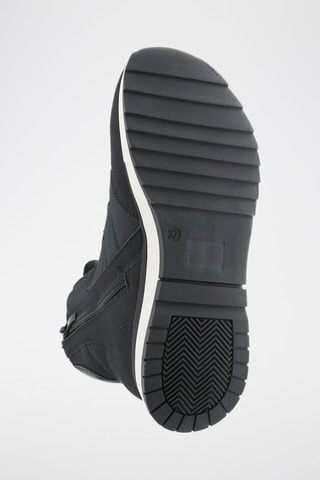 Hoge Gevoerde Sneakers Zwart