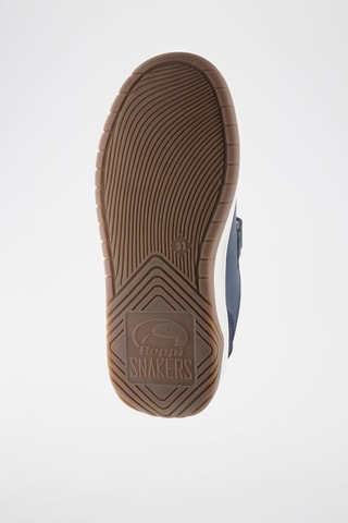 Leren Sneakers - Marineblauw