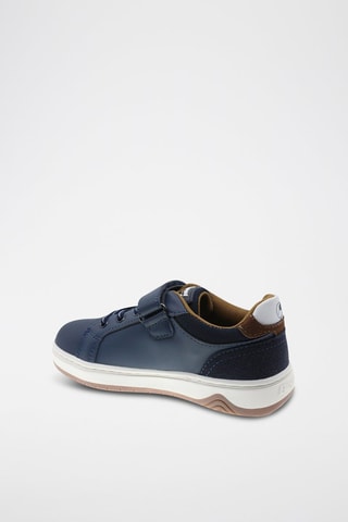 Leren Sneakers - Marineblauw