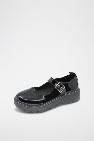 Platform Mary Janes  Zwart