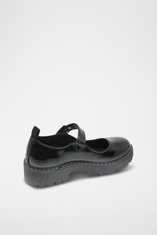Platform Mary Janes  Zwart