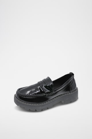 Platform Mocassins - Zwart