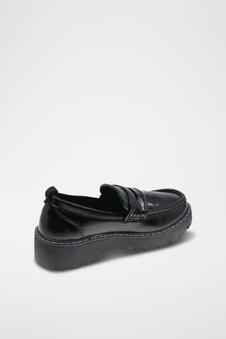 Platform Mocassins - Zwart