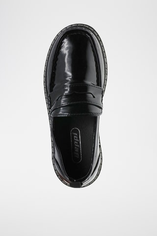 Platform Mocassins - Zwart