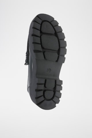 Platform Mocassins - Zwart