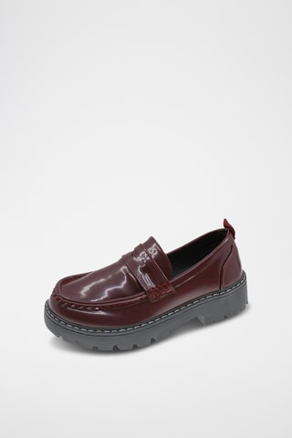 Platform Mocassins - Bordeauxrood