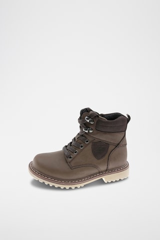 Leren Hoge Boots - Bruin
