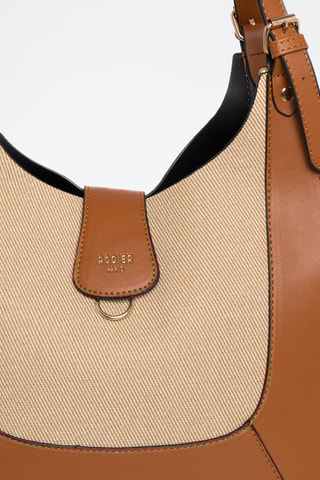 Sac porté épaule Provence - Beige et marron