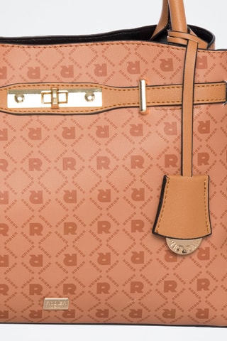 Sac à main Entracite - Orange clair