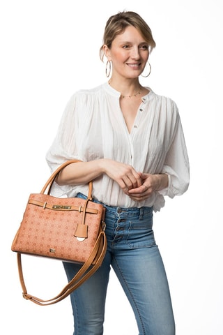 Sac à main Entracite - Orange clair
