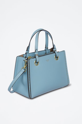 Sac à main en cuir Pearl - Bleu