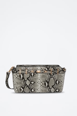 Sac bandoulière Polari - Blanc, gris et noir