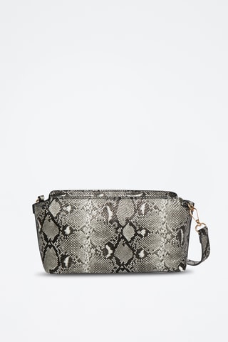 Sac bandoulière Polari - Blanc, gris et noir