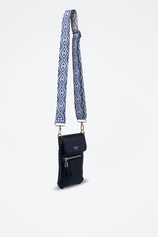 Pochette de téléphone Losange - Bleu marine