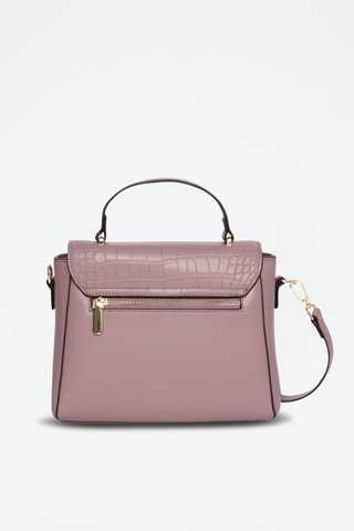 Sac bandoulière en cuir Corner - Violet