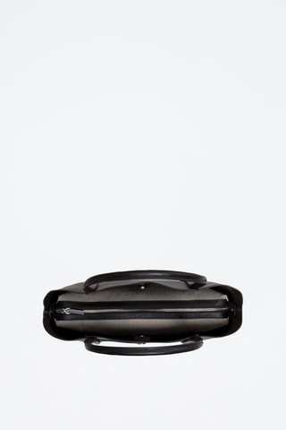 Sac porté épaule en cuir - Noir