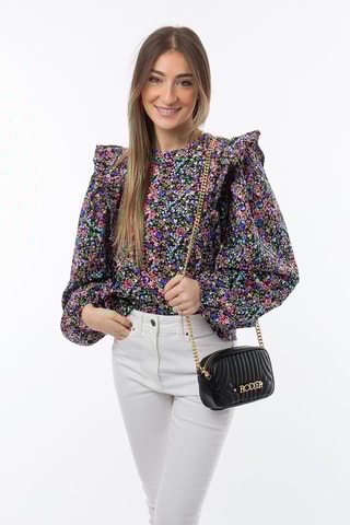 Sac bandoulière Kiwi - Noir