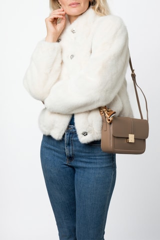 Sac bandoulière Solnier - Marron