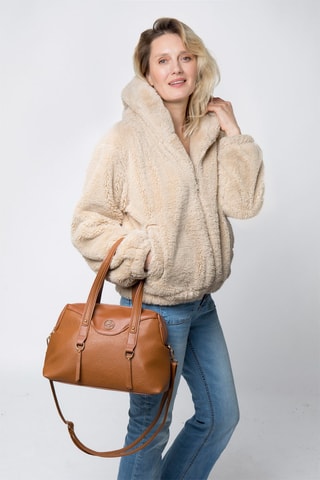 Sac porté épaule Voltige - Camel