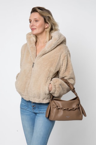Sac porté épaule Drivers - Taupe