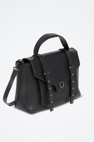 Sac à main en cuir Atrium - Noir