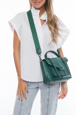 Sac à main en cuir Atrium - Vert