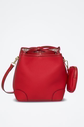 Sac bandoulière en cuir Love - Rouge