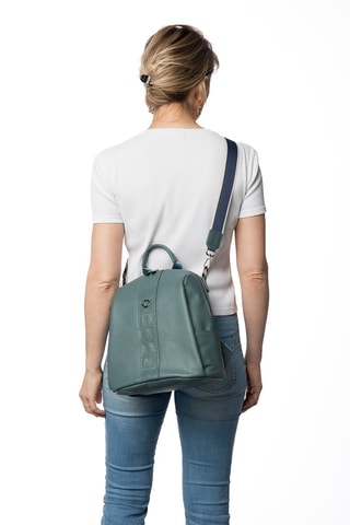 Sac bandoulière en cuir Zen - Vert