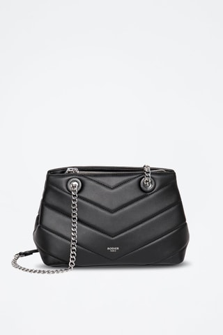 Sac bandoulière en cuir Boutic - Noir