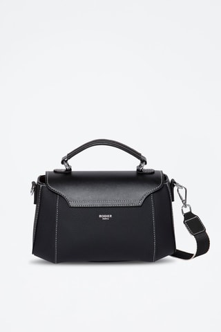 Sac bandoulière en cuir Bingo - Noir