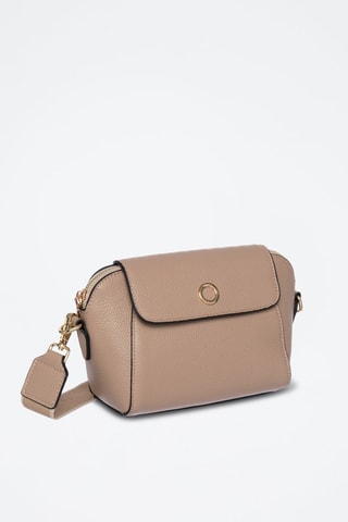 Sac bandoulière en cuir Vegas - Taupe