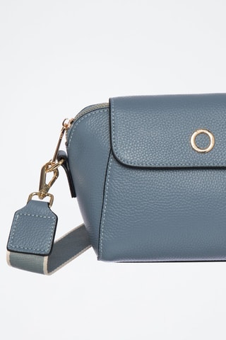 Sac bandoulière en cuir Vegas - Bleu